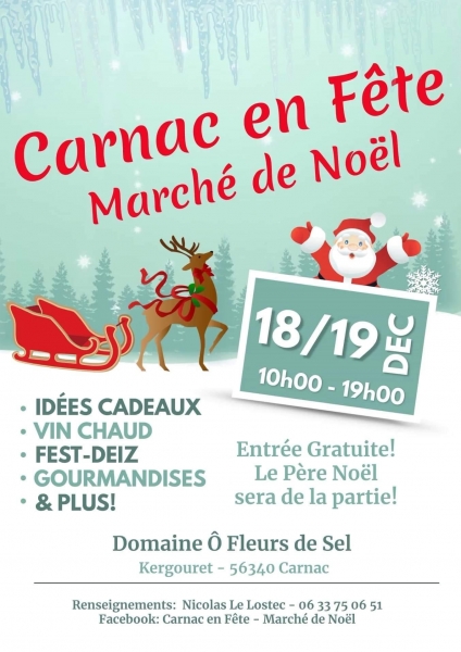 Marché de Noël à Carnac