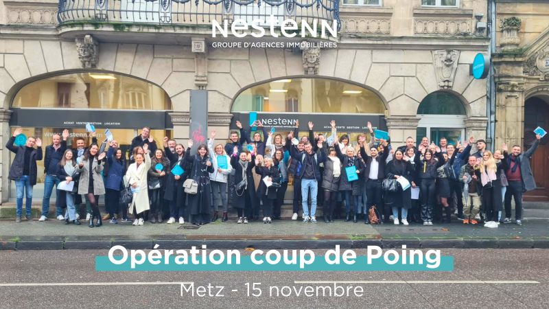 Retour sur l'Opération Coup de Poing du 15 novembre : 51 conseillers et franchisés Nestenn unis dans une journée dédiée à la prospection à Metz