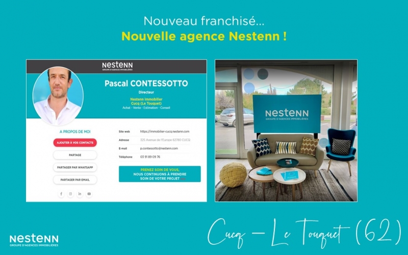 Nouvelle agence Nestenn Cucq (62) pour les amoureux de la Côte d'Opale !