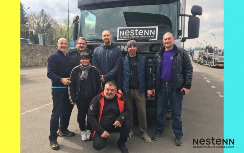 Nestenn Louhans (71) : plus de 2000 kilomètres avec 14 tonnes de dons, pour un convoi humanitaire France - Ukraine !
