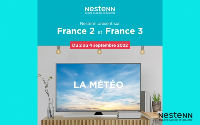 Prévisions météorologiques avec Nestenn sur France 2 et France 3 !