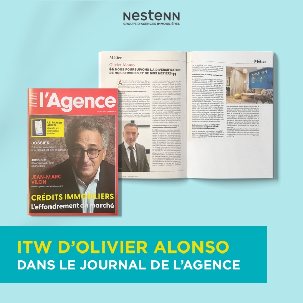 Le JDA : ITW d'Olivier Alonso, président du réseau NESTENN - son analyse du marché immobilier !