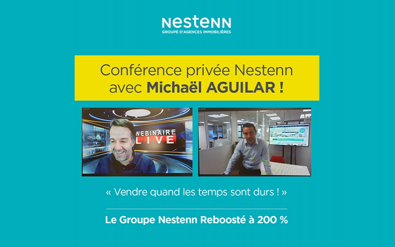 Vif succès pour la conférence privée Nestenn avec Michaël Aguilar : « Vendre quand les temps sont durs » !