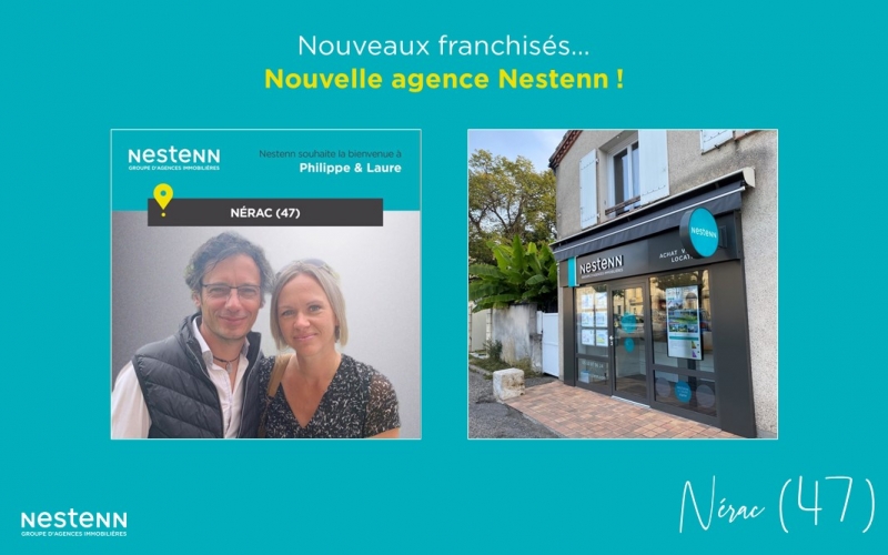 Nouvelle agence Nestenn à Nérac (47) : Philippe et Laure, un projet de vie !