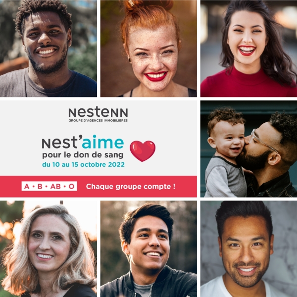 Nest'aime, don de sang du 10 au 15 octobre 2022 pour sauver des vies !