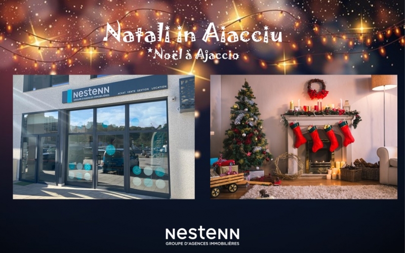 Nestenn Ajaccio : marché de Noël au pied du marché de l'immobilier