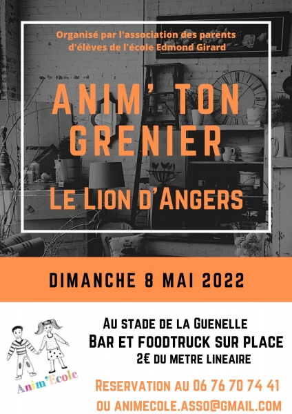 Anim' ton grenier dimanche 8 mai au Lion d'Angers