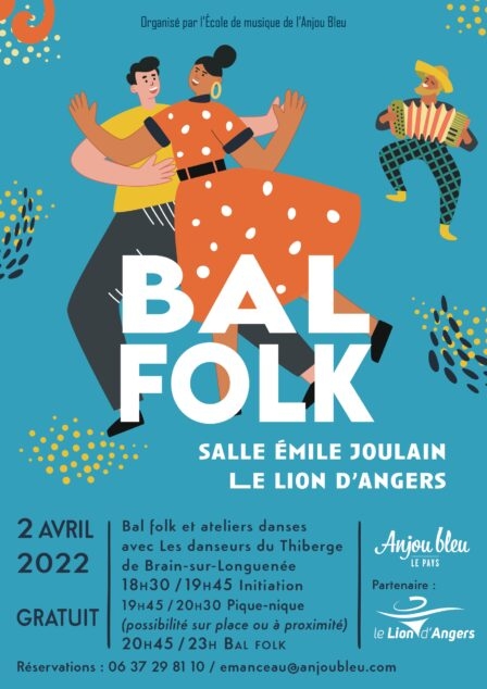 Bal Folk samedi 2 avril au Lion d'Angers