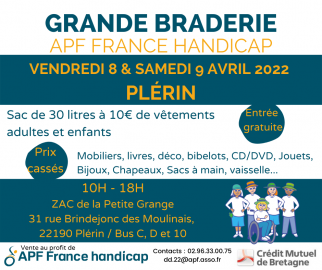 Grande Braderie APF France Handicap