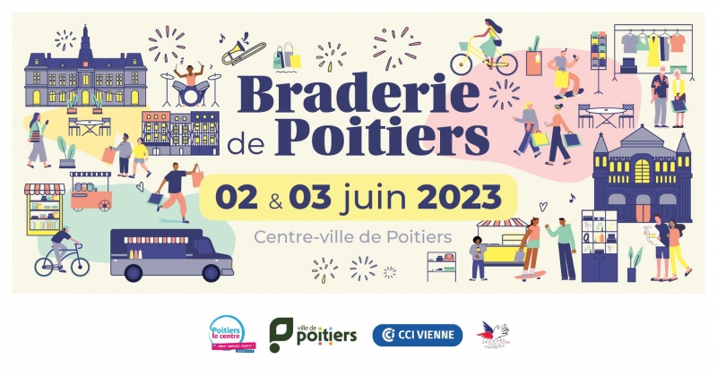 Grande Braderie de Poitiers centre-ville !