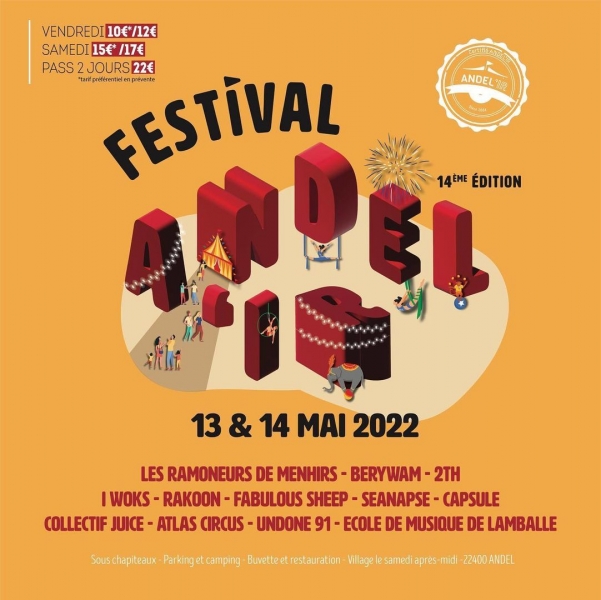 Andel. Festival Andel Ir les 13 et 14 mai 2022