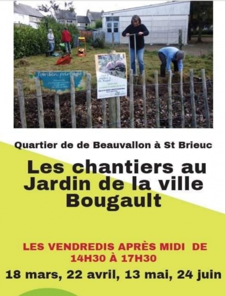 Saint-Brieuc. Les chantiers au jardin de la ville Bougault, ce vendredi après-midi