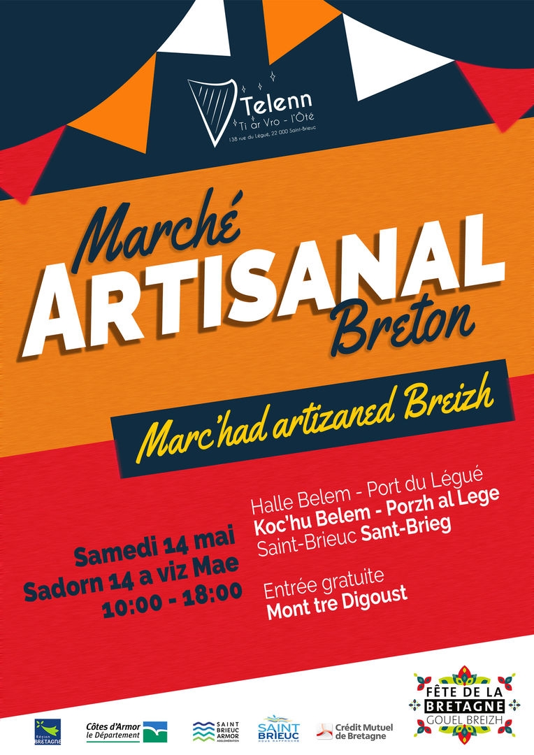 Saint-Brieuc. Marché artisanal breton ce samedi 14 mai