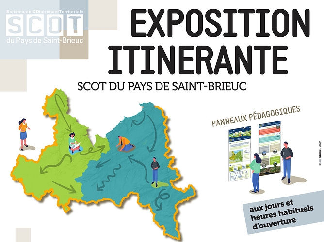 Exposition itinérante du SCoT du Pays de Saint-Brieuc